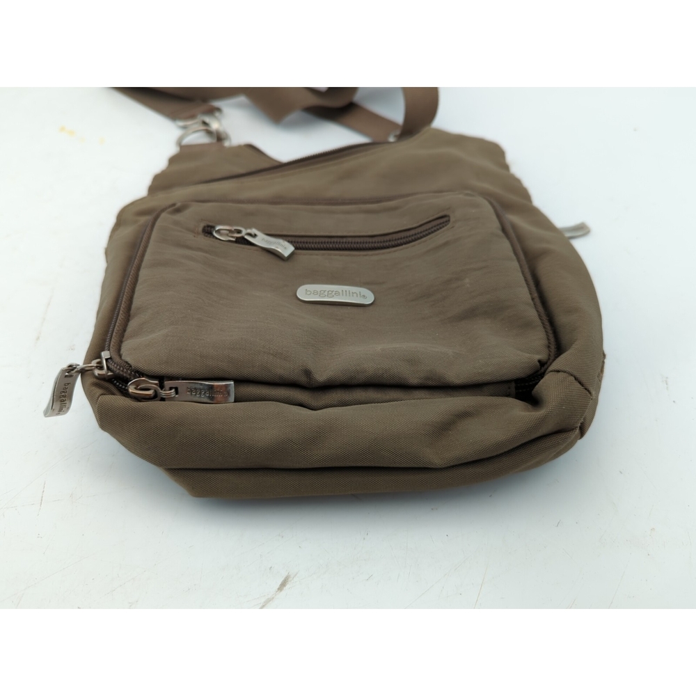 Baggallini Womens Crossbody Bag Olive Green/Grey - Picture 2 of 7